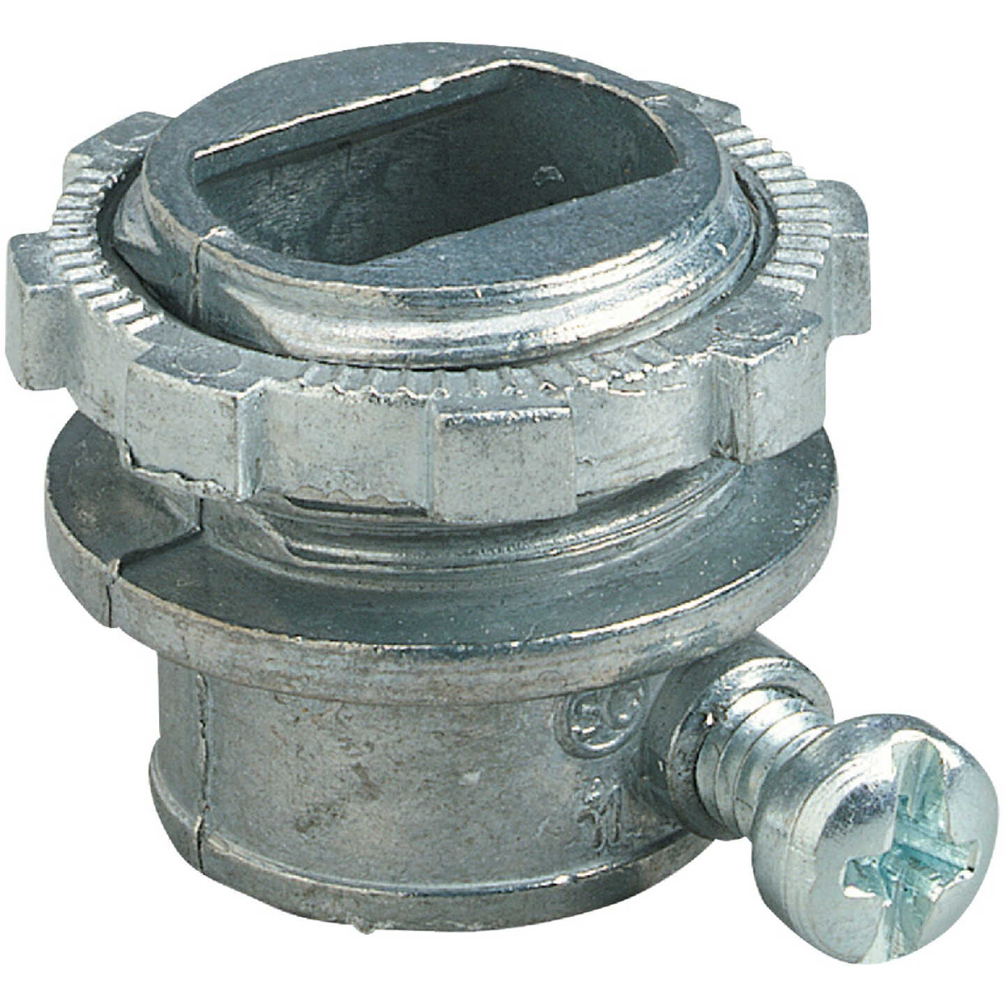 Halex 3/8 In. Set Screw Armored Cable/Conduit Connector (5-Pack) Image 1