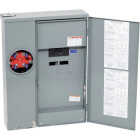 Square D HOM 200A 8-Space 16-Pole Rainproof Plug On Neutral Outdoor Meter Breaker Panel Image 3