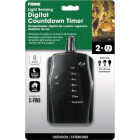 Prime 15A 125V 1875W Black LED Outdoor Countdown Timer Image 3