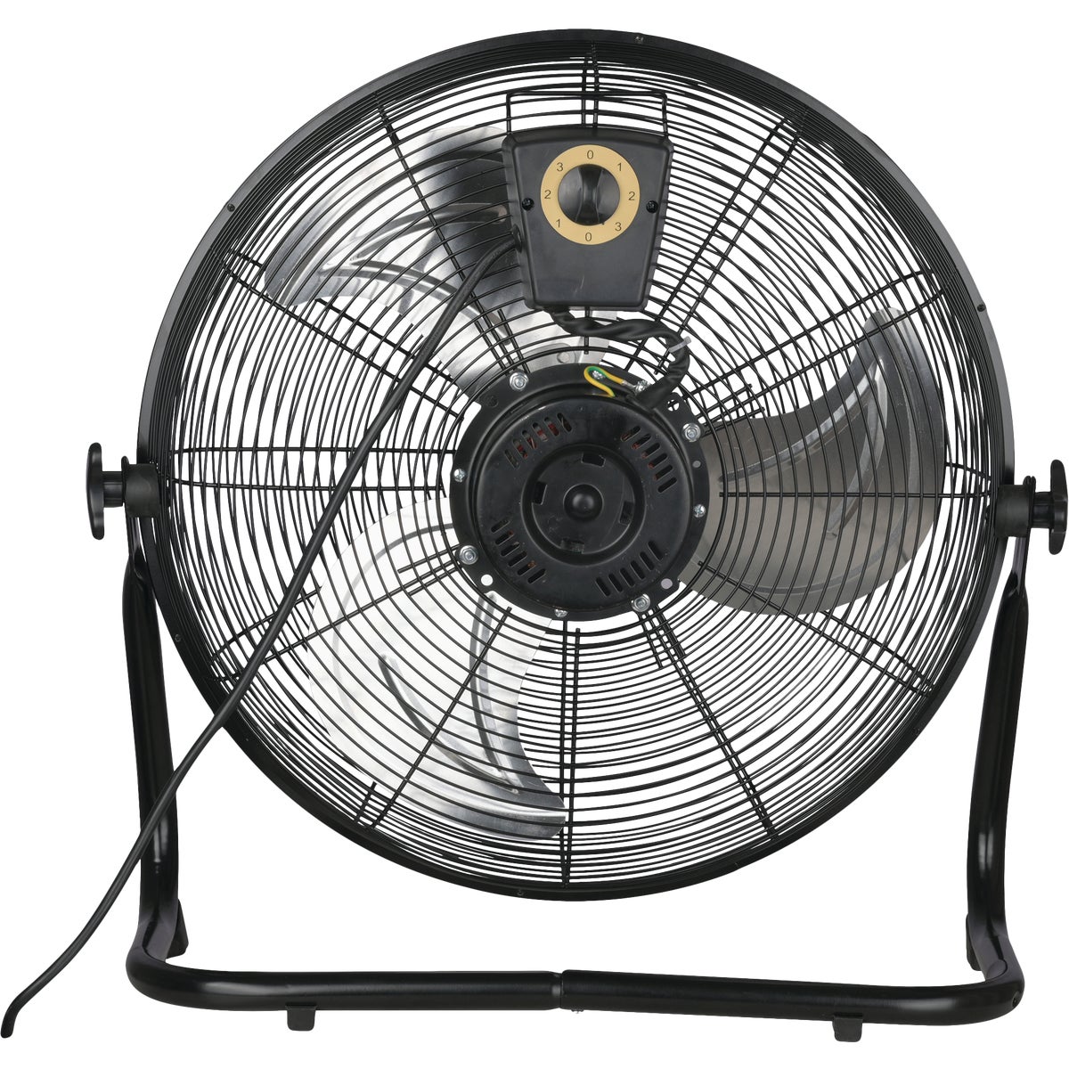 Denali Aire 20 In. Black 3-Speed High Velocity Floor Fan Image 4