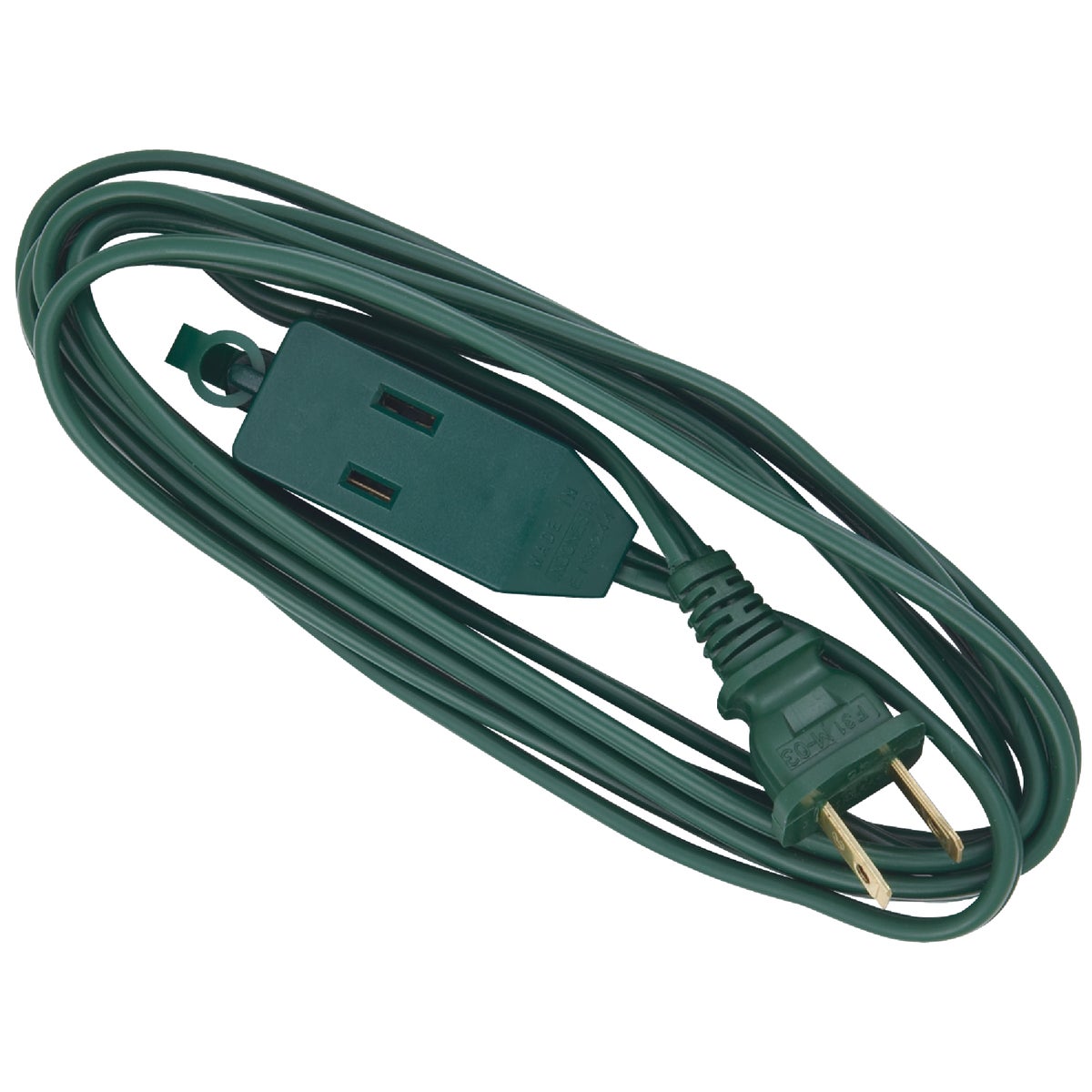 Master Electrician 9 Ft. 16/2 Green Cube Tap Extension Cord