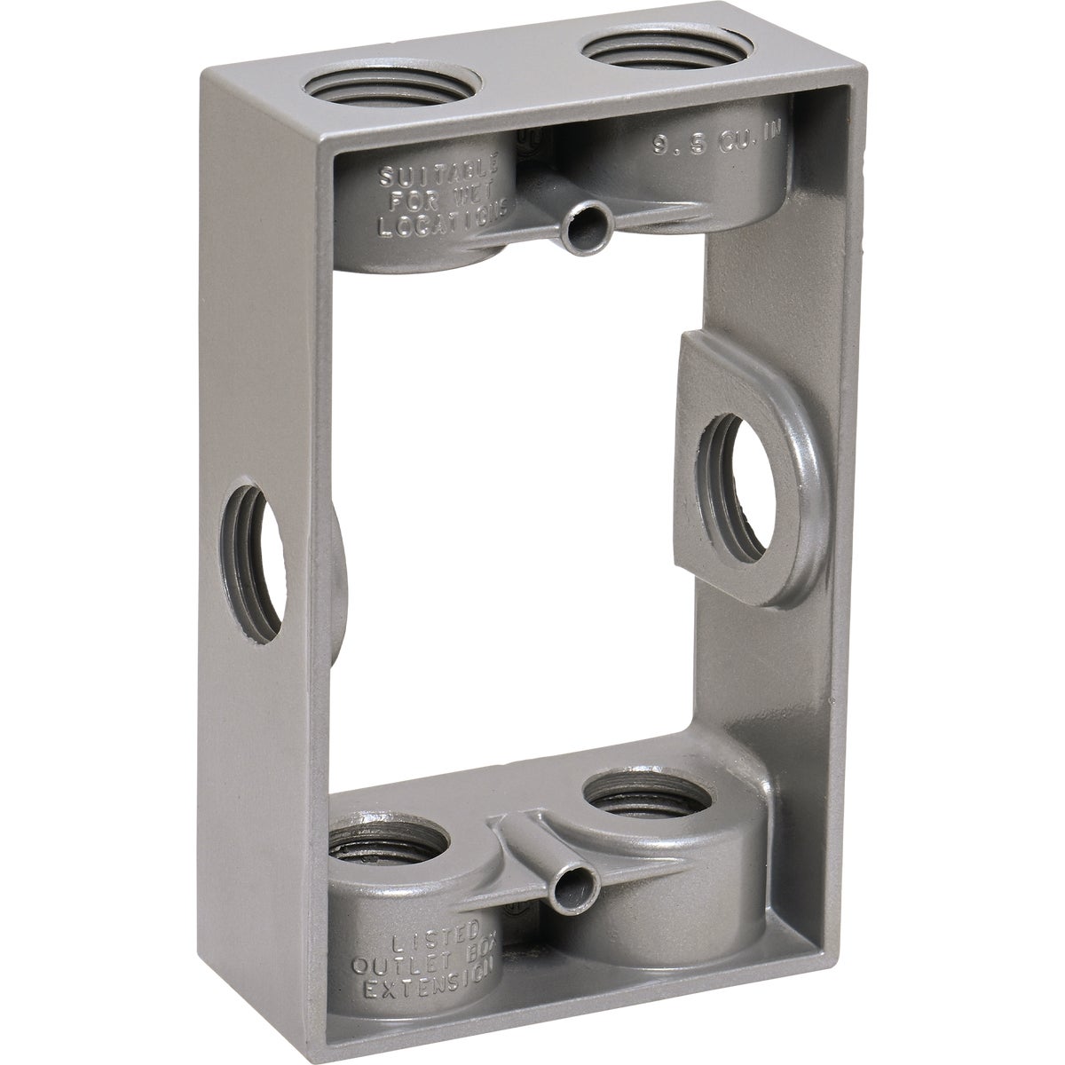 Southwire 3/4 In. 6-Hole 1-Gang Weatherproof Extension Ring