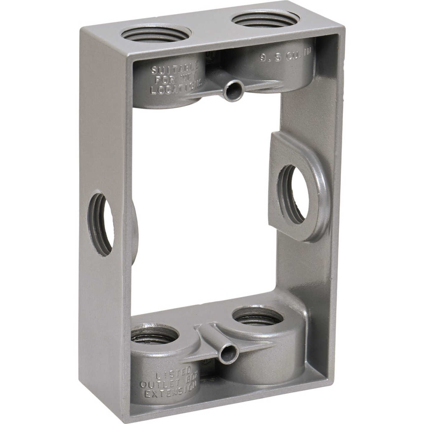 Southwire 3/4 In. 6-Hole 1-Gang Weatherproof Extension Ring Image 1