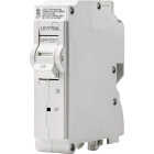 Leviton 20A Single-Pole Hydaulic Magnetic Trip Plug-On AFCI White Branch Circuit Breaker Image 1