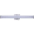 Canarm Osten 24 In. Brushed Nickel LED Vanity Bath Light Fixture, Tubular Glossy Opal Glass Image 1