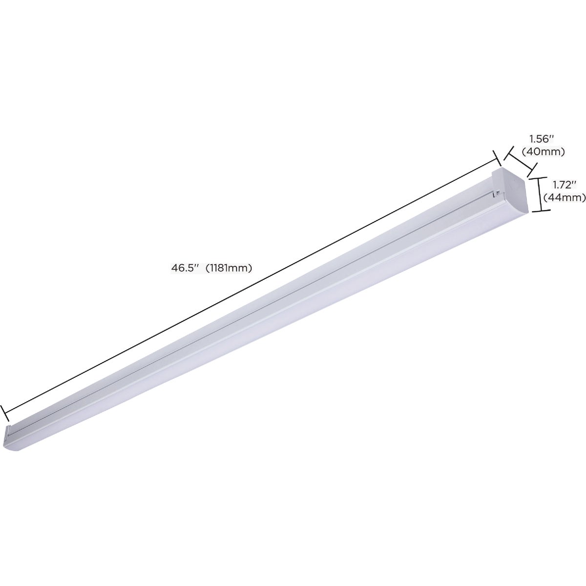 SATCO NUVO 30W LED 4 Ft. Connectable Strip Light 27K/30K/35K/40K/50K CCT-Selectable White Image 7