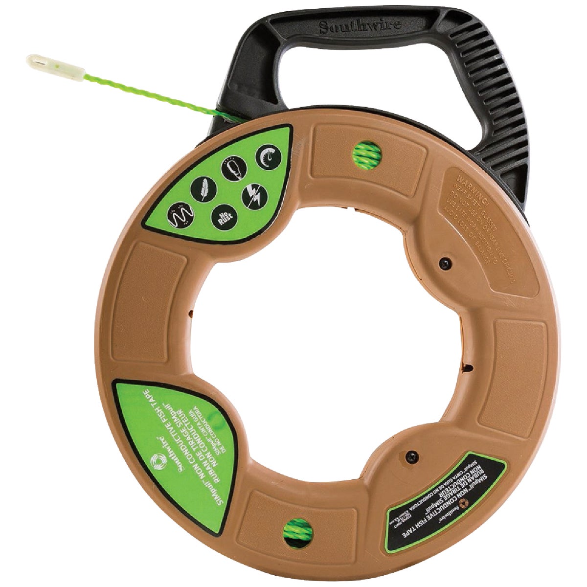 Southwire 4.5mm W. x 75 Ft. L. Polymer Fish Tape