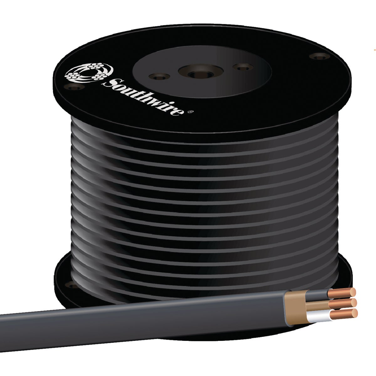 Romex 500 Ft. 8/2 Stranded Black NMW/G Electrical Wire
