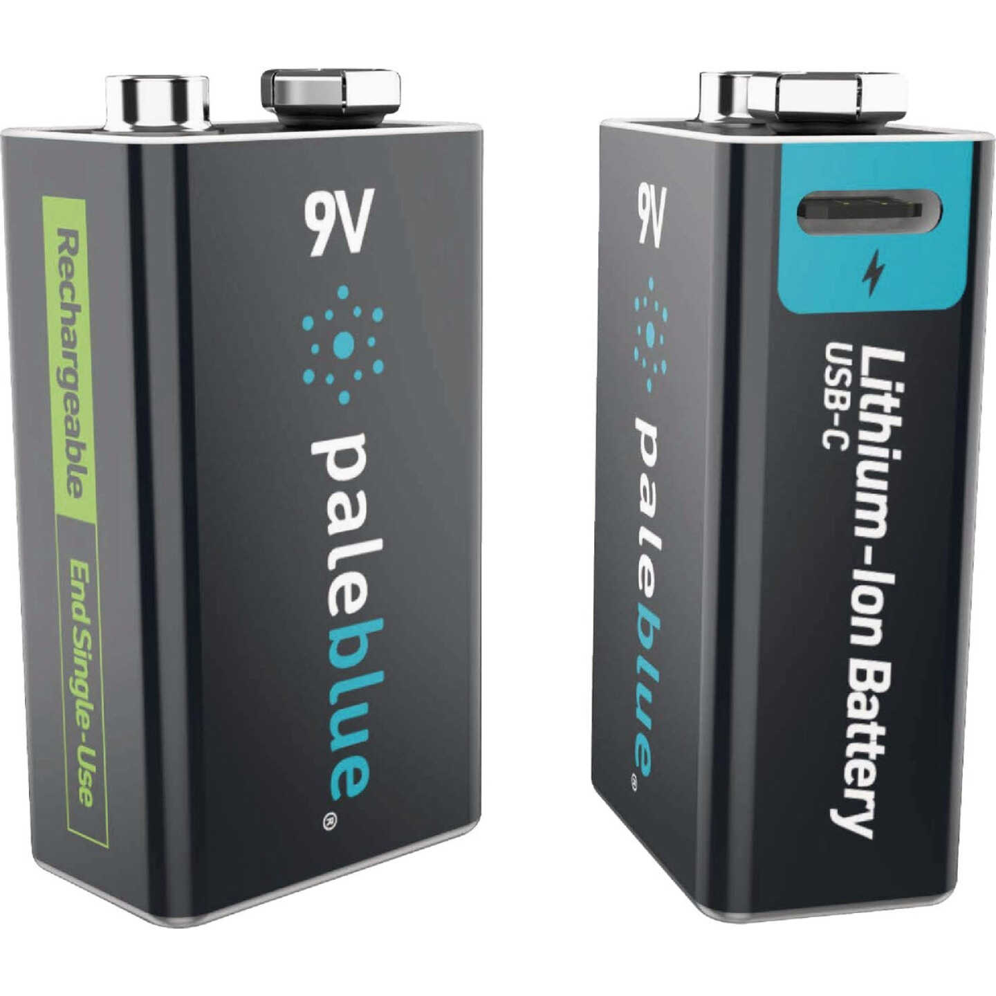 Paleblue 9V Lithium-Ion Rechargeable Battery (2-Pack) Image 3