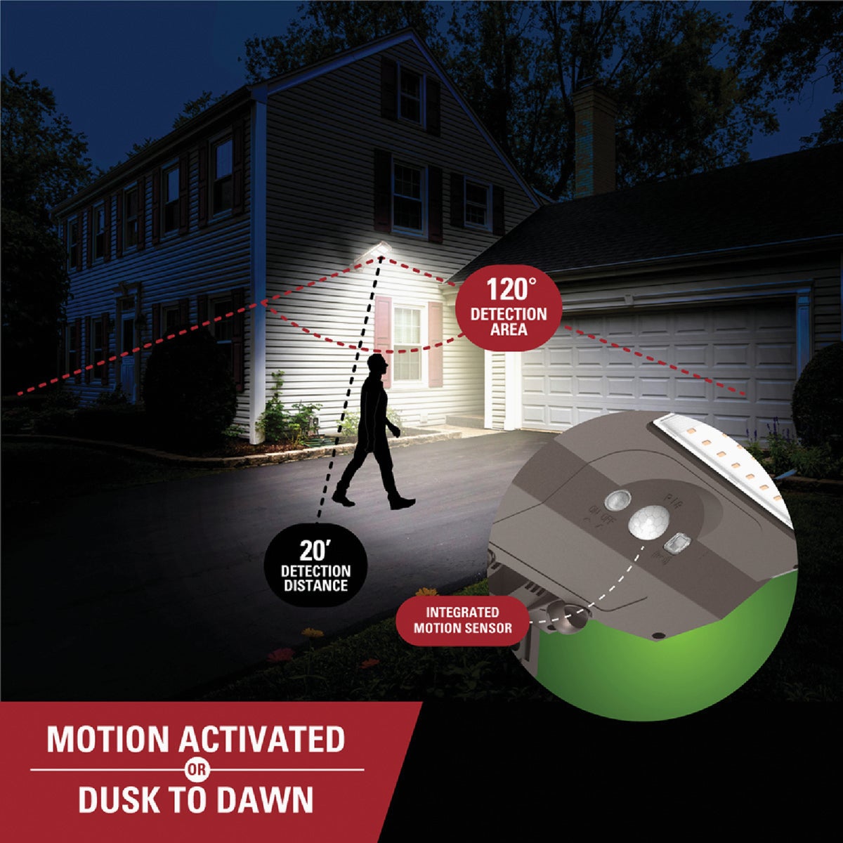 Halo Bronze Motion Activated Dusk to Dawn 1500 Lm. Solar Flood Light with Remote Control Image 6