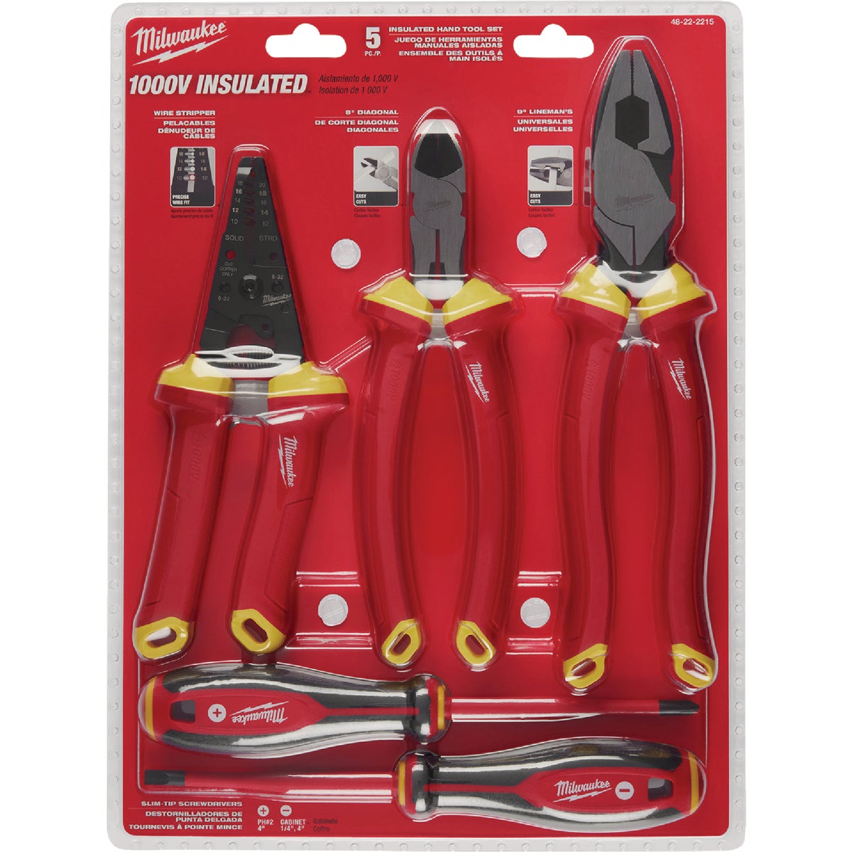 Milwaukee 1000V Insulated Hand Tool Set (5-Piece) Image 10