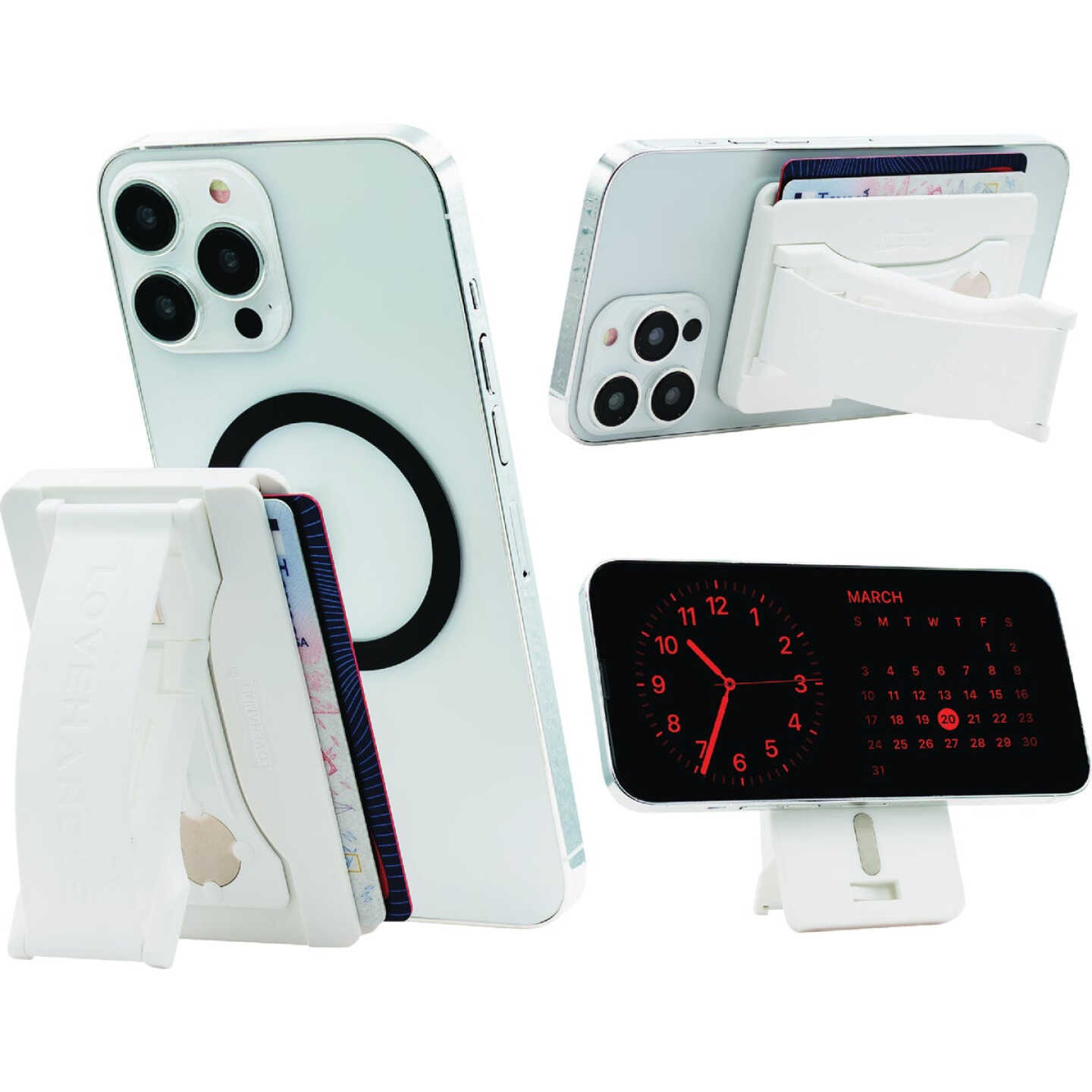 LoveHandle PRO Wallet for MagSafe White Wallet Image 1