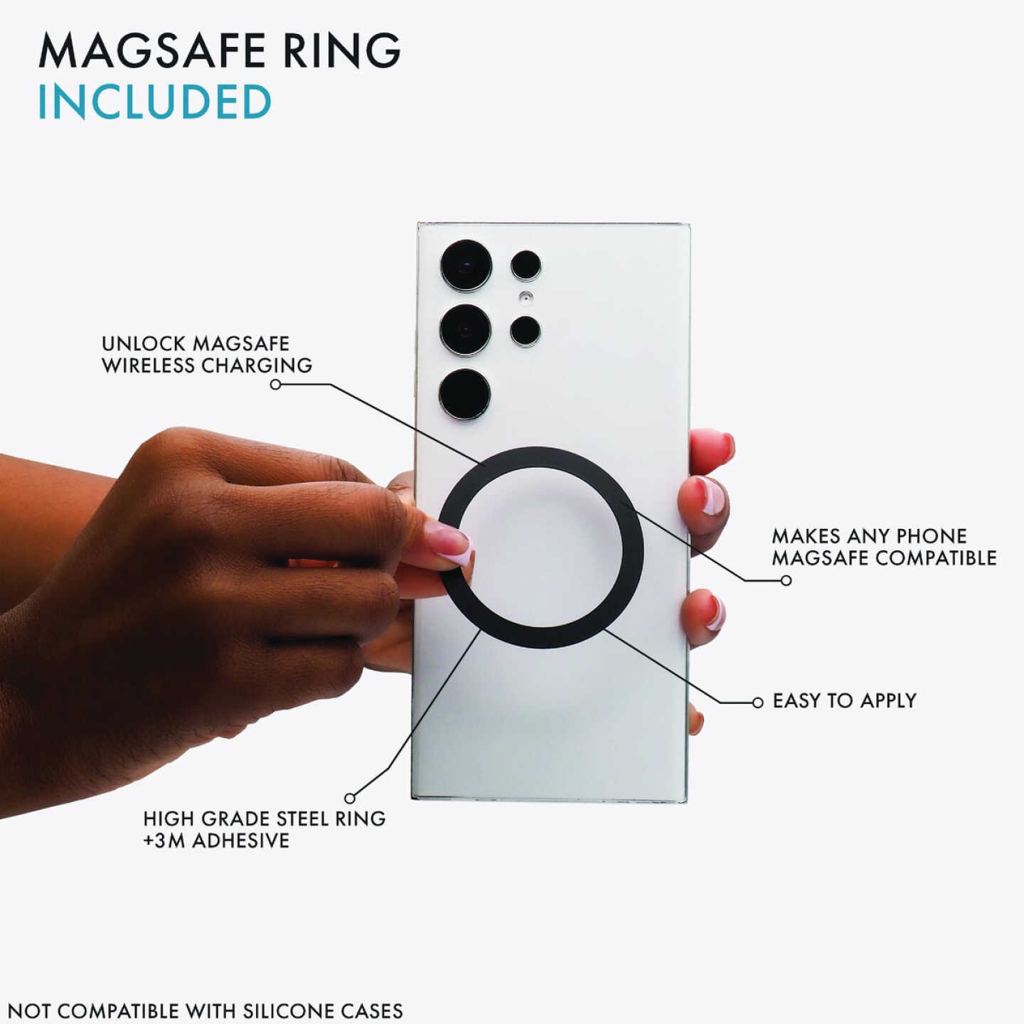 LoveHandle PRO Wallet for MagSafe Lavender Glow Wallet Image 4