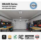 Halo 2 Ft. Selectable LED Highbay Light Fixture with Adjustable Optics Image 5