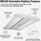 Halo 2 Ft. Selectable LED Highbay Light Fixture with Adjustable Optics Image 2