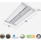 Halo 2 Ft. Selectable LED Highbay Light Fixture with Adjustable Optics Image 3