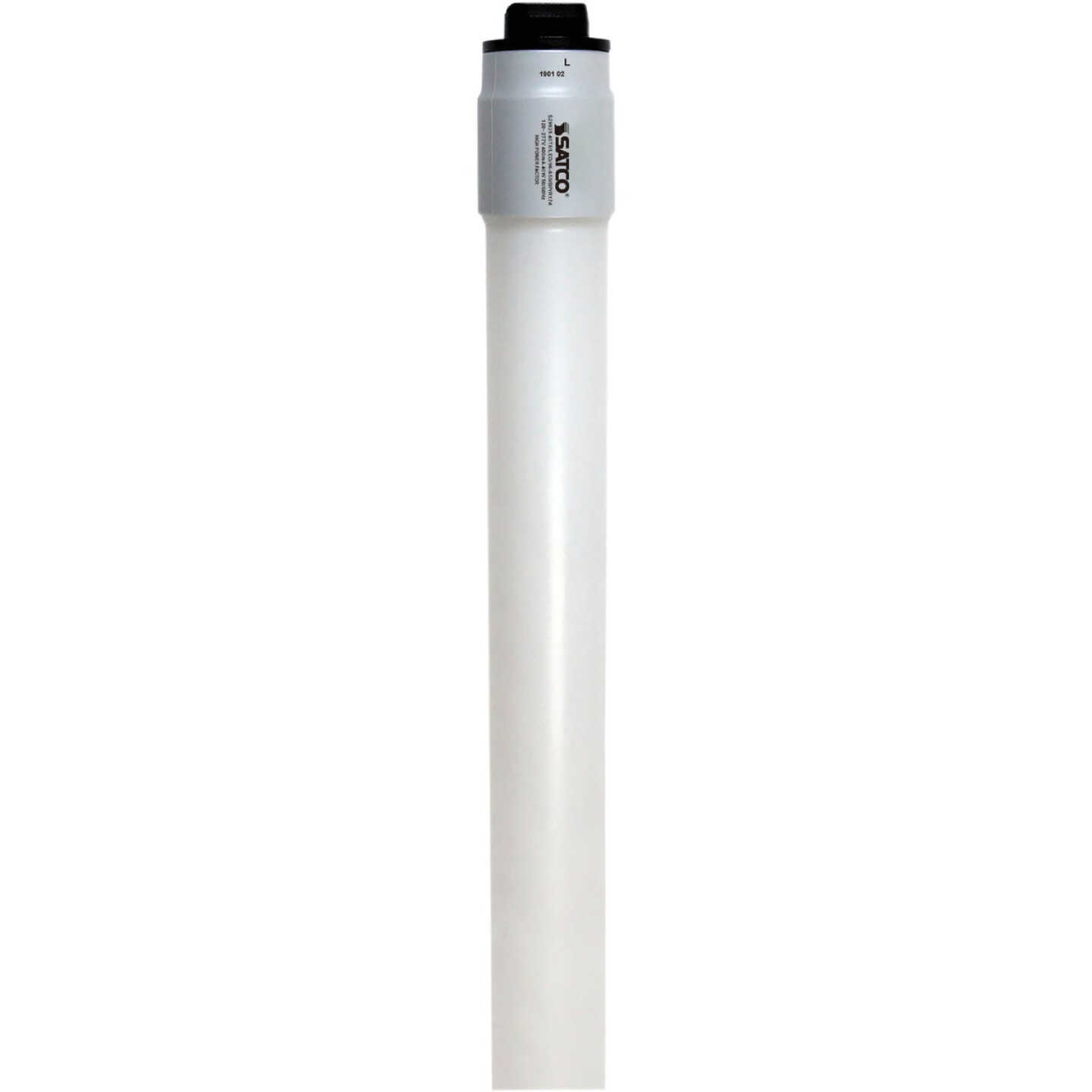 Satco 110W Equivalent 96 in. Natural Light T8 Recessed Double Contact LED Tube Light Bulb Image 1