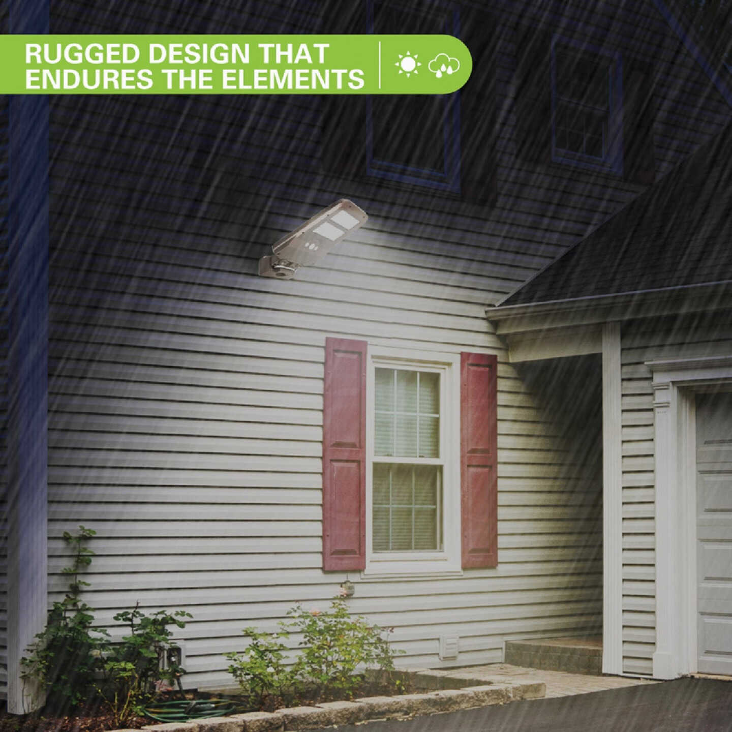 Halo Bronze Motion Activated Dusk to Dawn 3000 Lm. Solar Flood Light with Remote Control Image 4