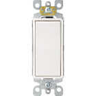 Leviton Decora Residential Grade 15A Antimicrobial Treated Rocker Switch, White (5-Pack) Image 1