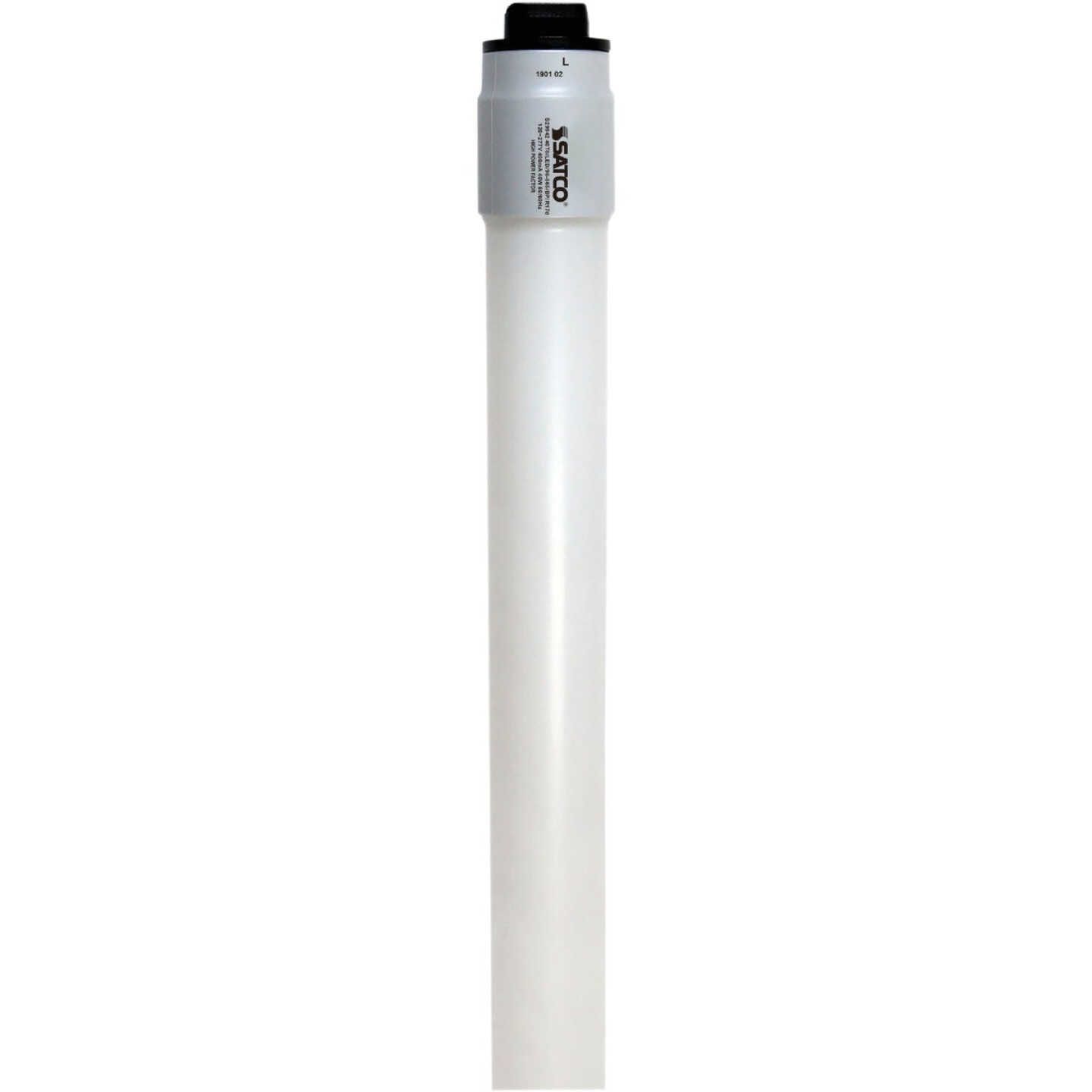 Satco 110W Equivalent 96 in. Daylight T8 Recessed Double Contact LED Tube Light Bulb Image 1
