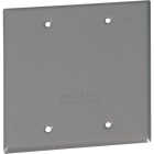 Southwire Double Gang Gray Weatherproof Blank Cover Image 1
