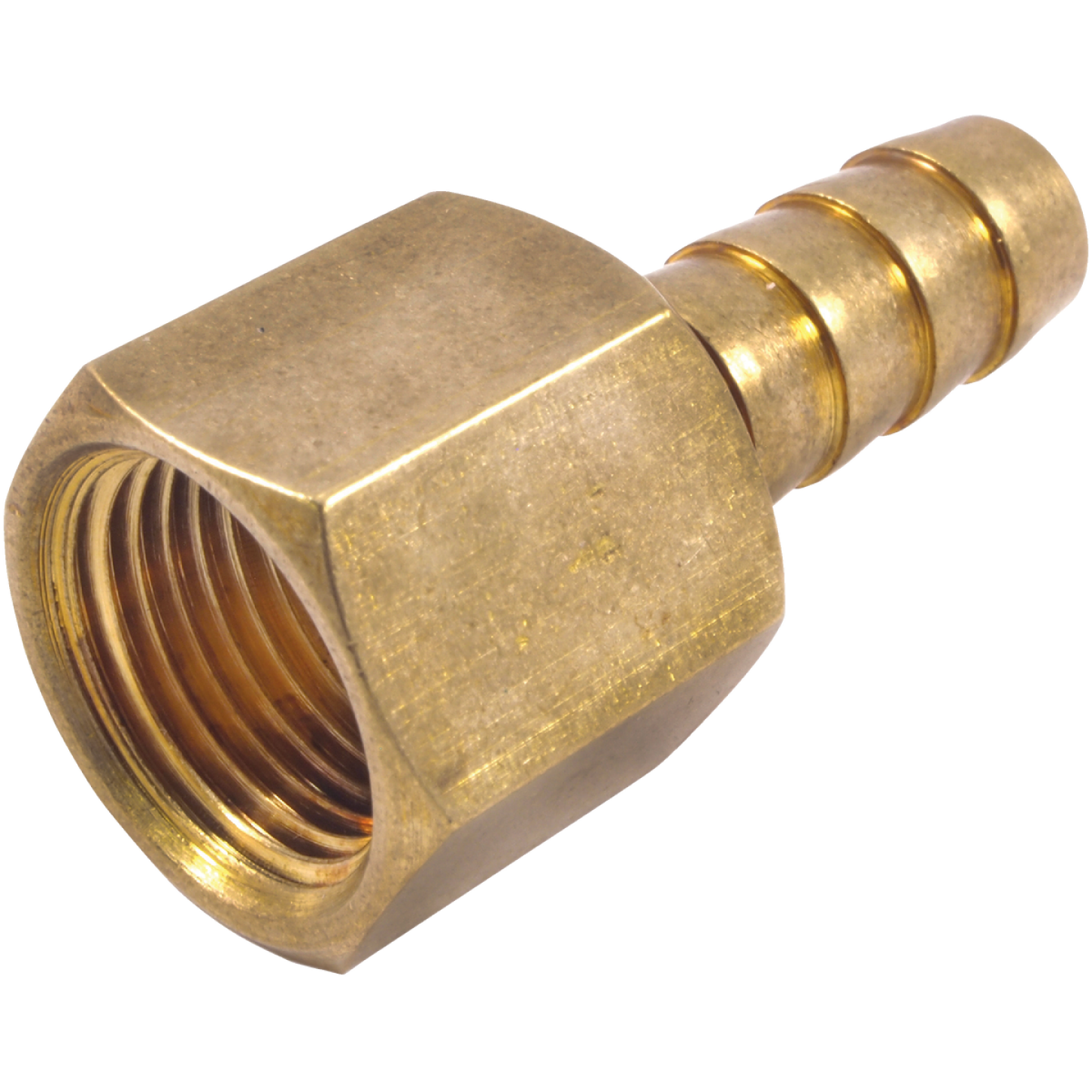Forney 3/8 In. Barb 3/8 In. FNPT Brass Hose End Image 1