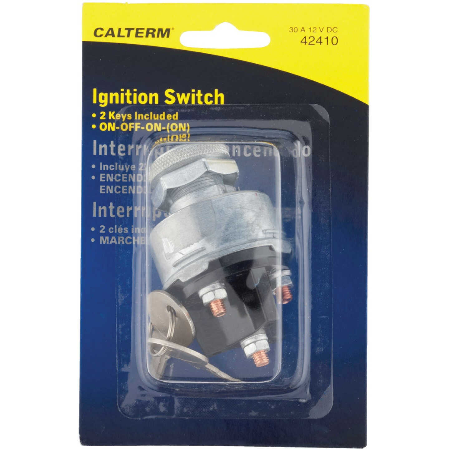 Calterm 4-Position Starter Ignition Switch (2 Keys Included) Image 2