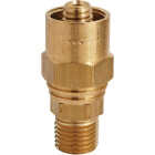 Milton 5/8 In. O.D. 1/4 In. MNPT Brass Reusable Hose End Image 1