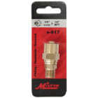 Milton 5/8 In. O.D. 1/4 In. MNPT Brass Reusable Hose End Image 2