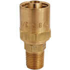 Milton 3/4 In. O.D. 1/4 In. MNPT Brass Reusable Hose End Image 1