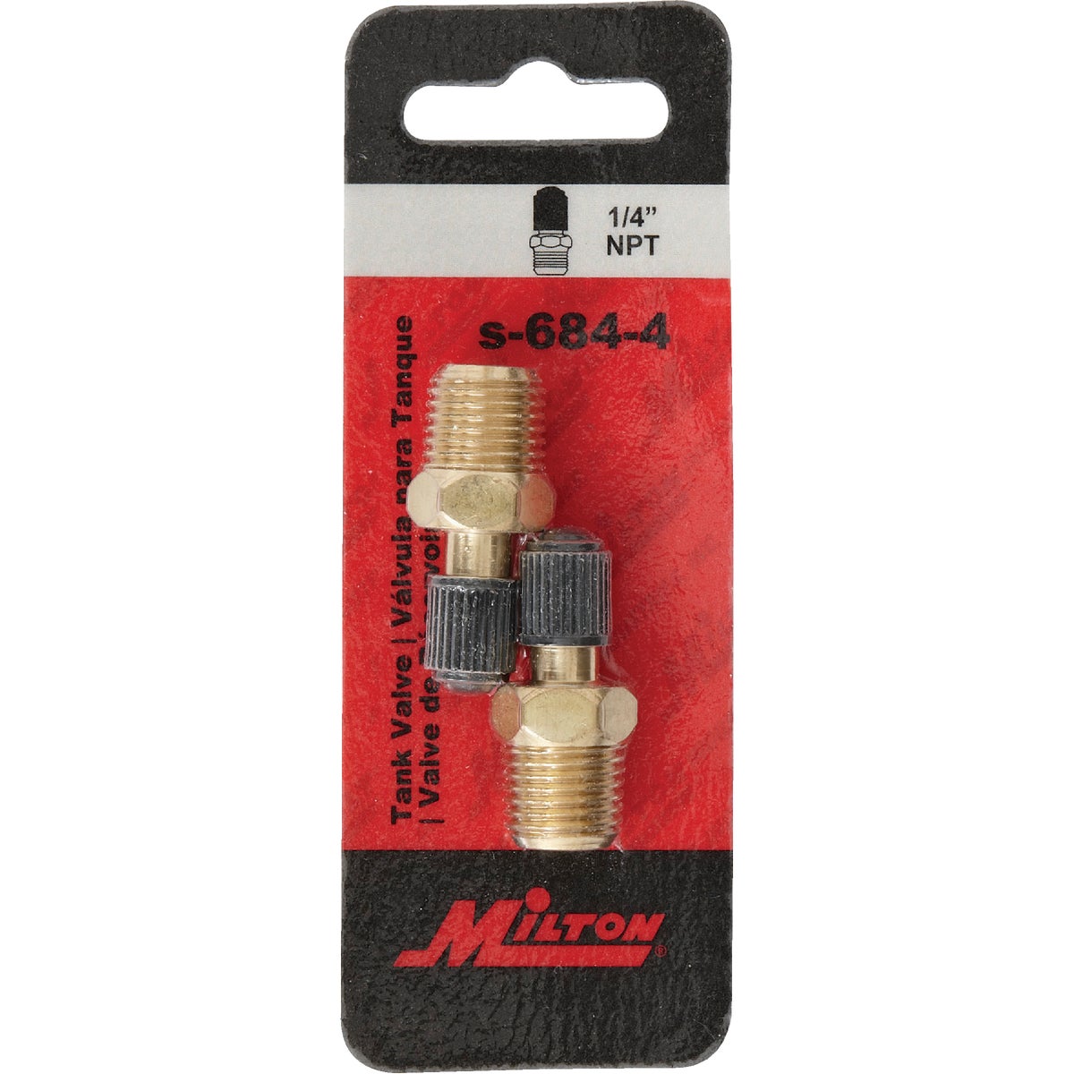 Milton 1/4 In. Male NPT Tank Valve Image 2