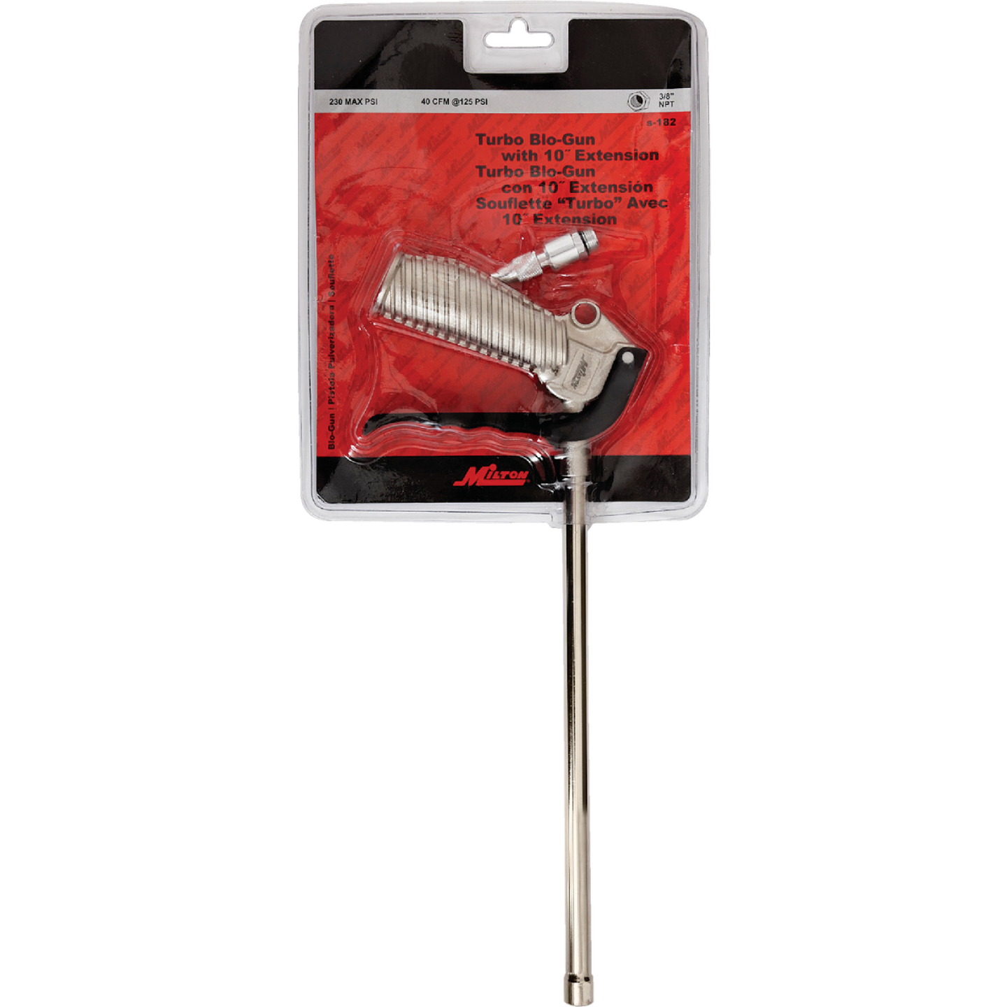 Milton 230 PSI Turbo 3/8 In. Blow Gun Image 2