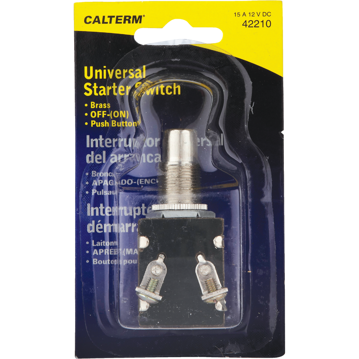 Calterm Brass 15A Universal Starter Switch Image 2