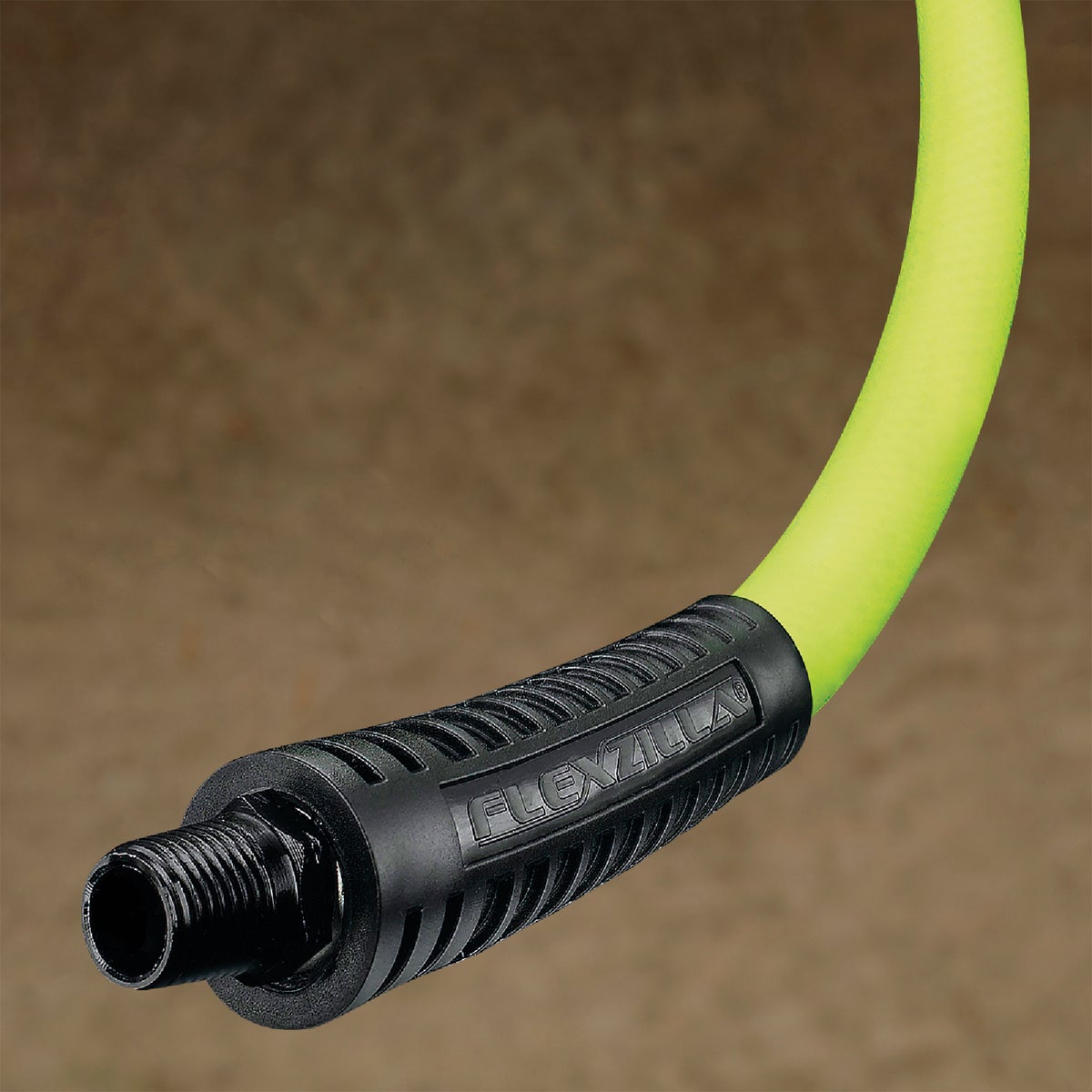 Flexzilla 1/4 In. x 100 Ft. Polymer-Blend Air Hose with 1/4 In. MNPT Fittings Image 4