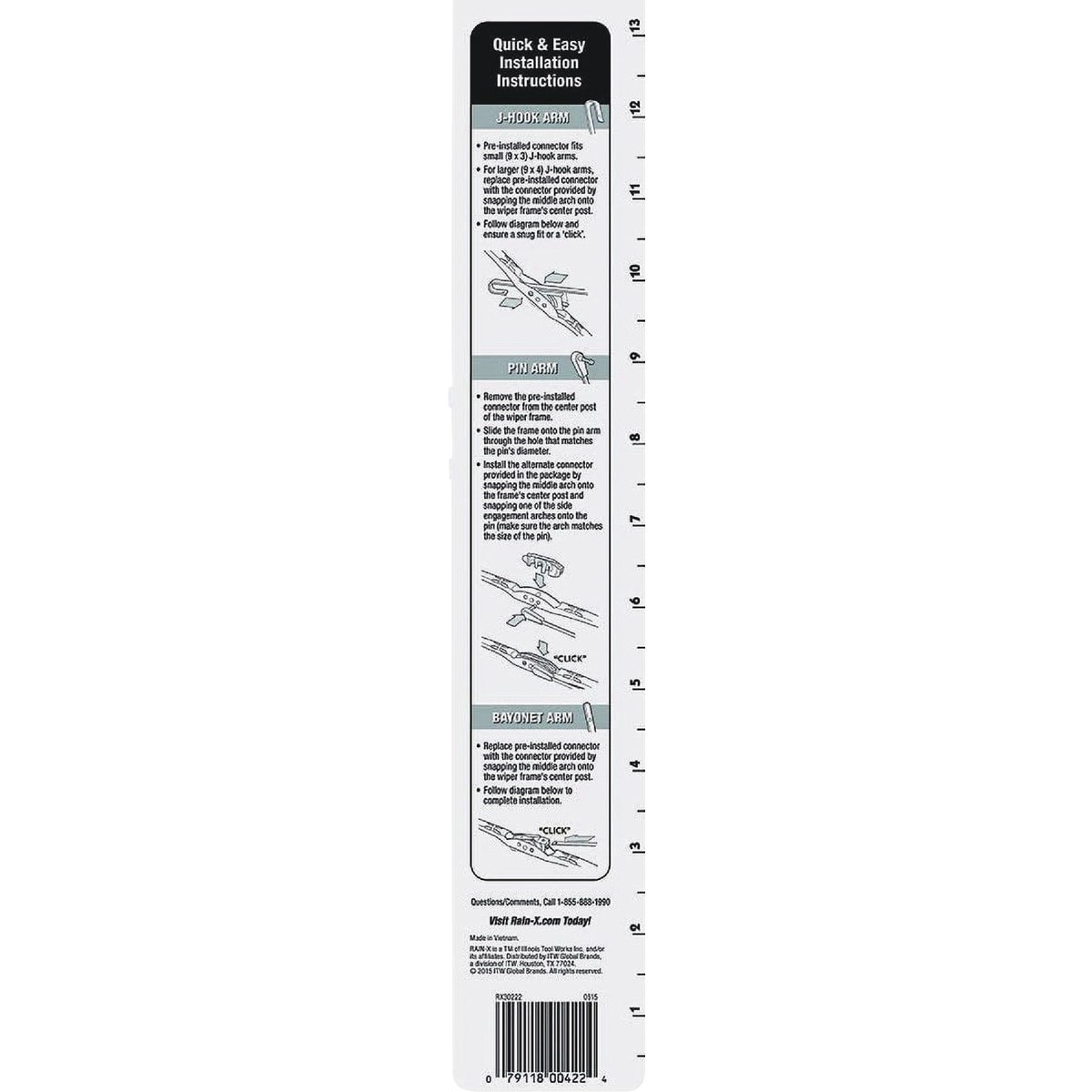 Rain-X Weatherbeater 17 In. Wiper Blade Image 5