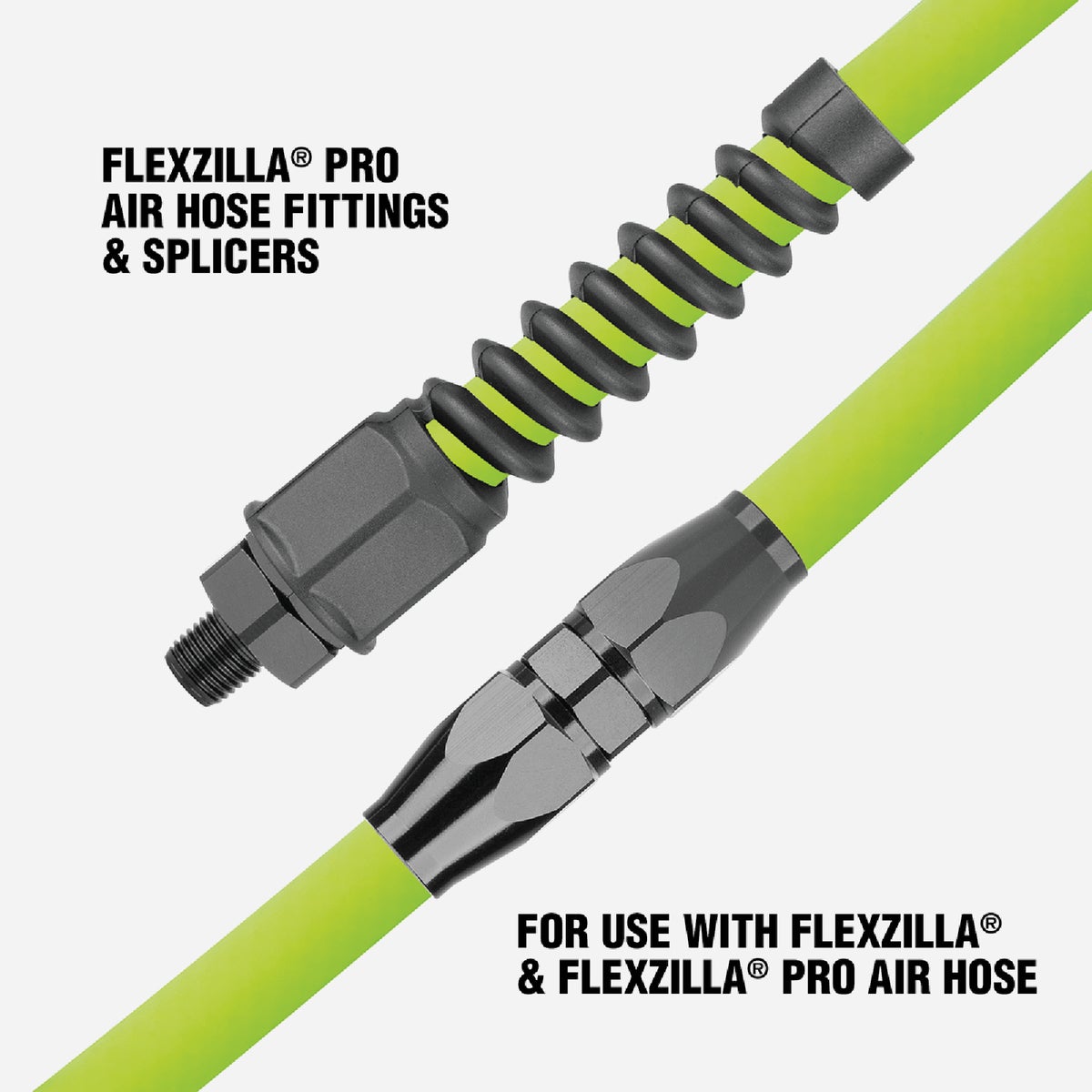 Flexzilla Pro 3/8 In. Barb 1/4 In. MNPT Reusable Air Hose End Image 4