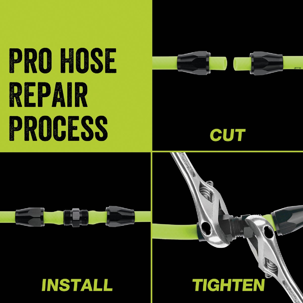 Flexzilla Pro 1/4 In. Barb Reusable Air Hose Splicer Image 3