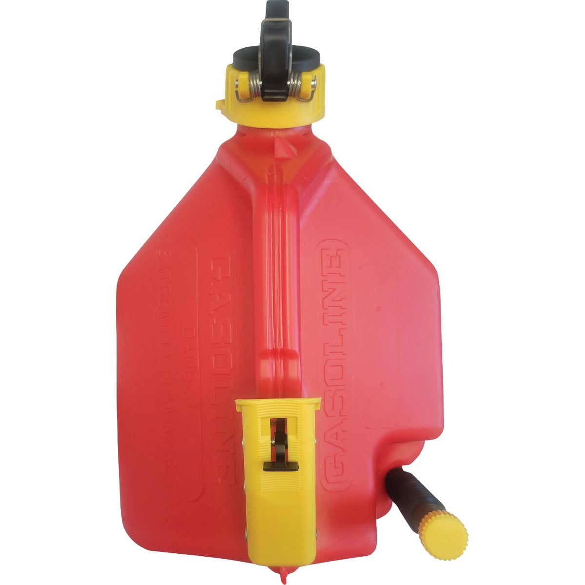 SureCan 2+ Gal. Plastic Gasoline Fuel Can, Red Image 6