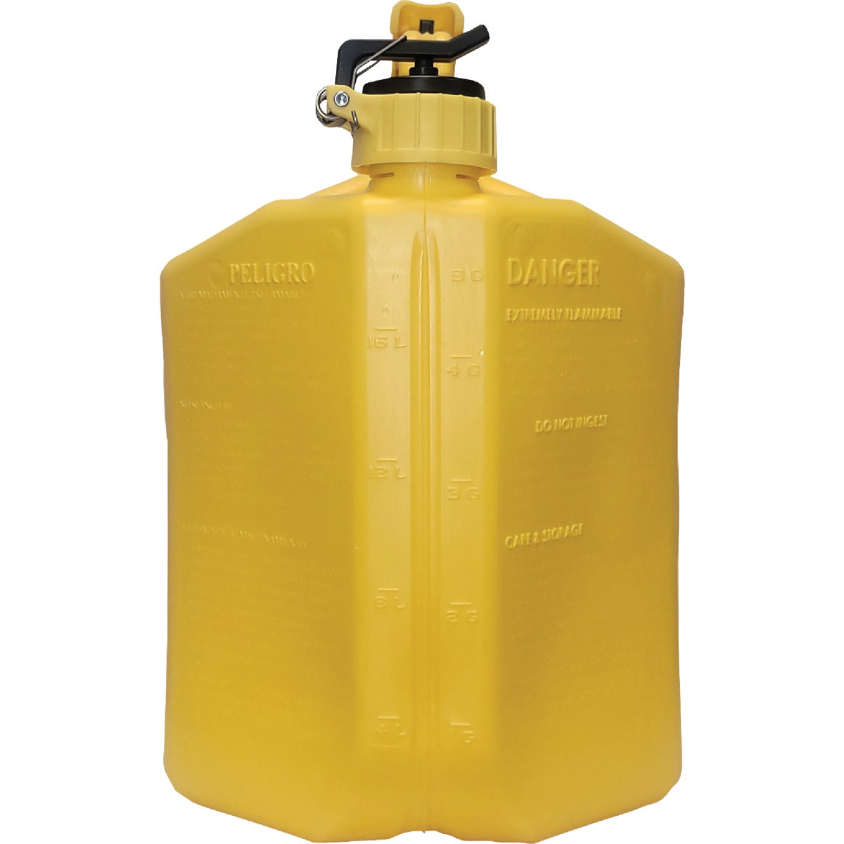SureCan 5 Gal. Plastic Diesel Safety Fuel Can, Yellow Image 4