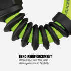 Flexzilla Pro 1/4 In. Barb Reusable Air Hose End with Ball Swivel Image 3