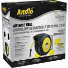 Amflo UltraAir Automatic Air Hose Reel with 3/8 In. x 50 Ft. Hybrid Hose Image 2