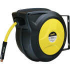 Amflo UltraAir Automatic Air Hose Reel with 3/8 In. x 50 Ft. Hybrid Hose Image 1