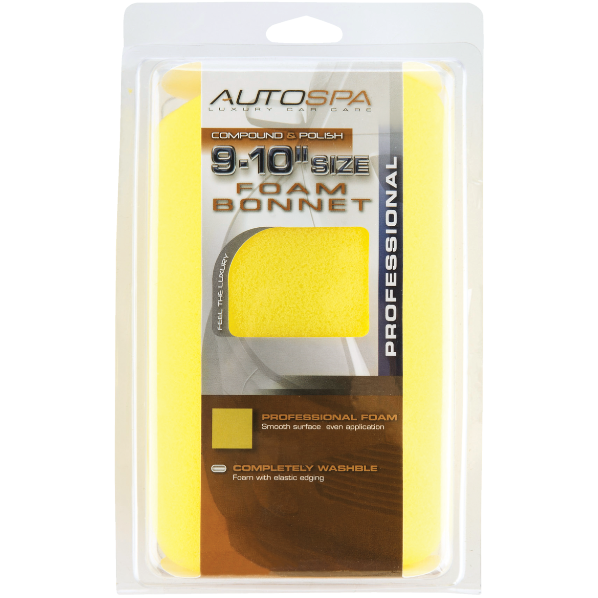  Auto Spa 9" To 10" Washable Foam Polishing Bonnet Image 2