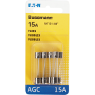 Bussmann 15A 32V AGC Glass Tube Automotive Fuse (5-Pack) Image 2