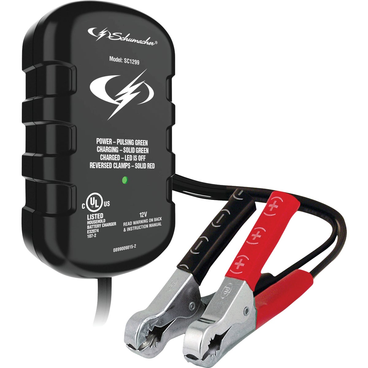  Schumacher Automatic 12V 0.75-Amp Auto Battery Charger