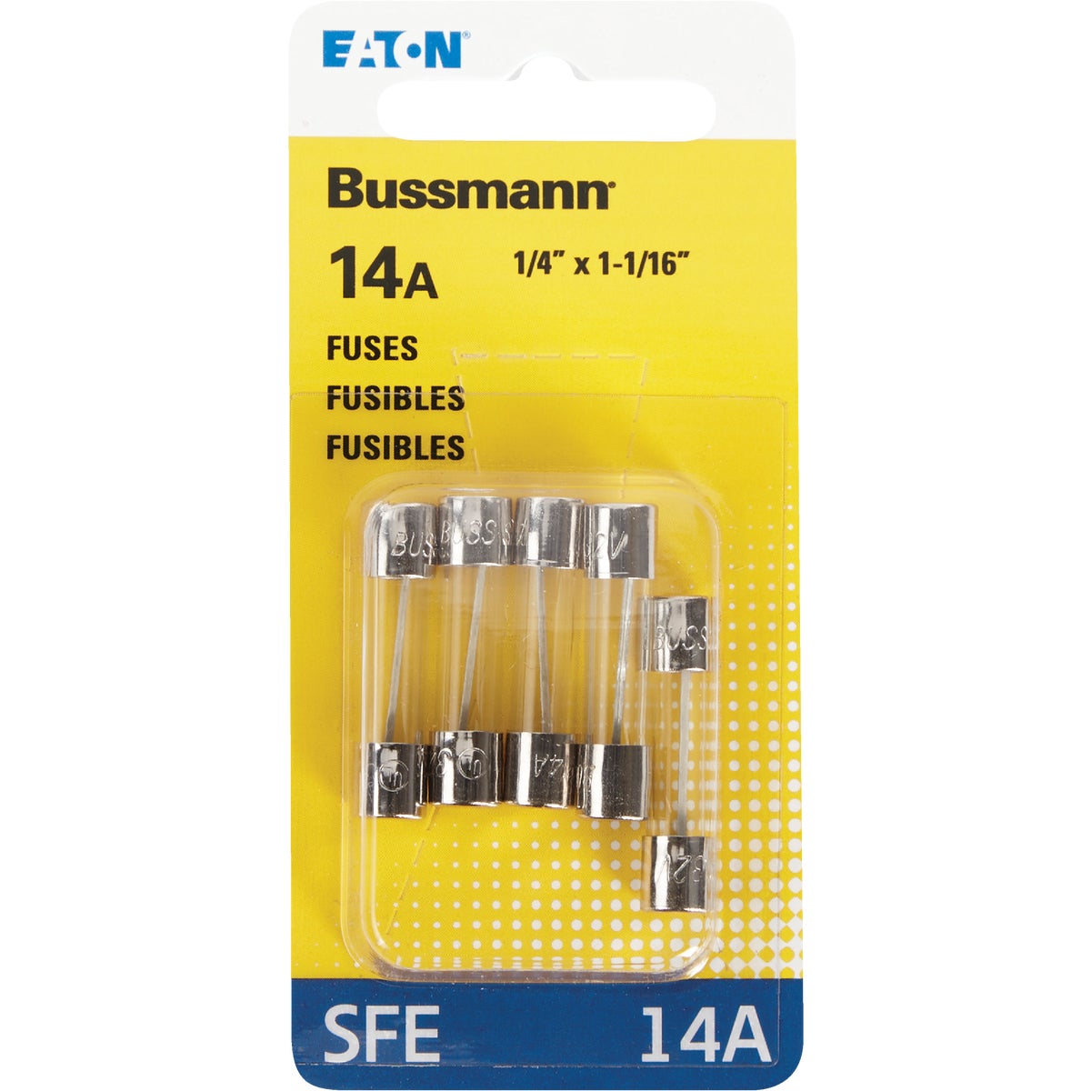 Bussmann 14A 32V SFE Glass Tube Automotive Fuse (5-Pack) Image 2