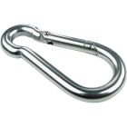 Seachoice 5/16 In. 480 Lb. Polished Stainless Steel Safety Spring Hook All Purpose Snap Image 1