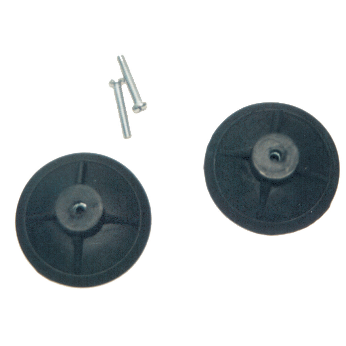 Erickson 3 In. Black Roof Rack Suction Cup (2-Pack)