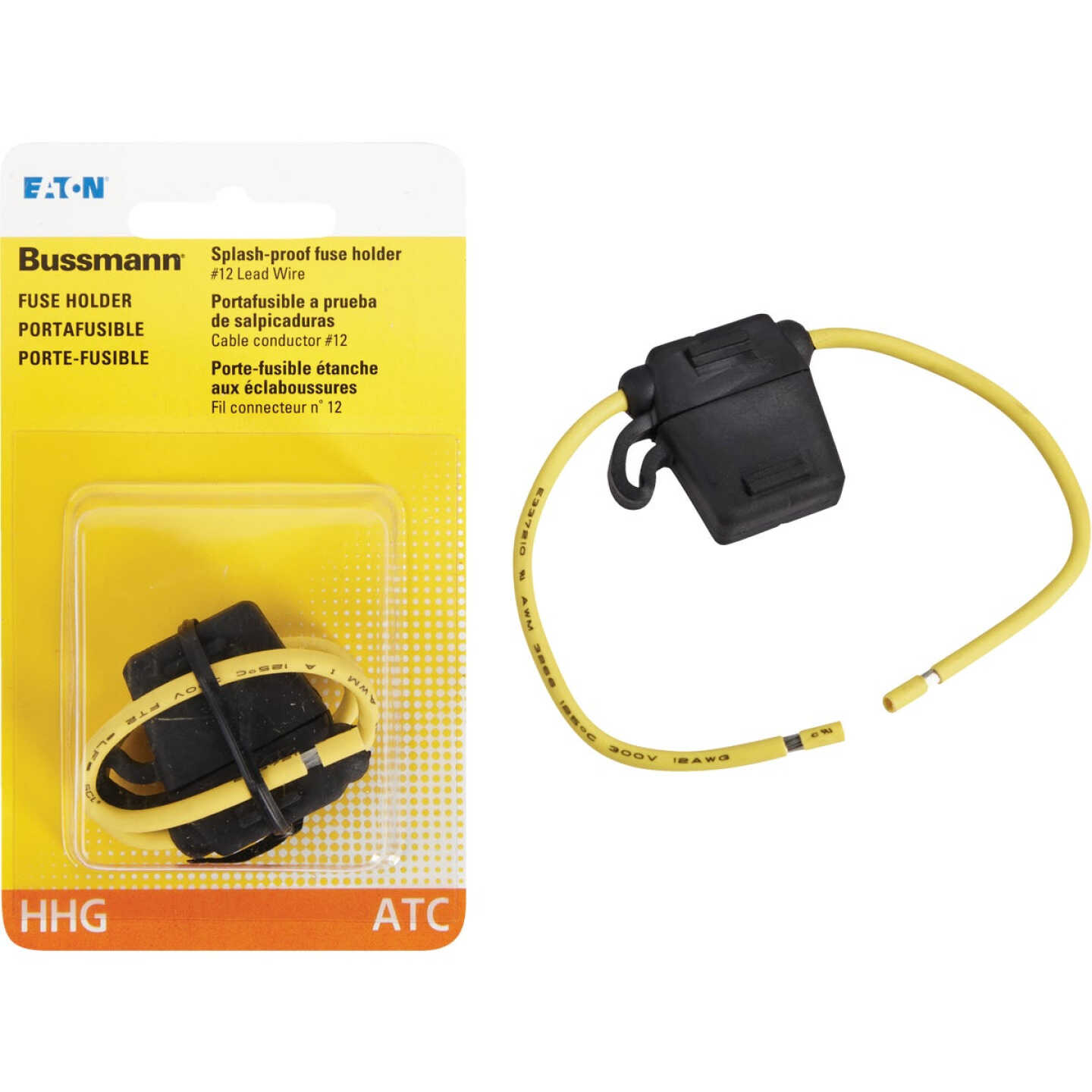 Bussmann 30-Amp #12 ATC Inline Blade Fuse Holder Image 1