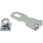 Seachoice 3 In. x 1 In. Chrome-Plated Cast Brass Swivel Eye Hasp Image 1